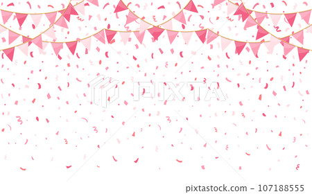 Pink Bunting with Serpentine Pink Bunting with Serpentine 107188555