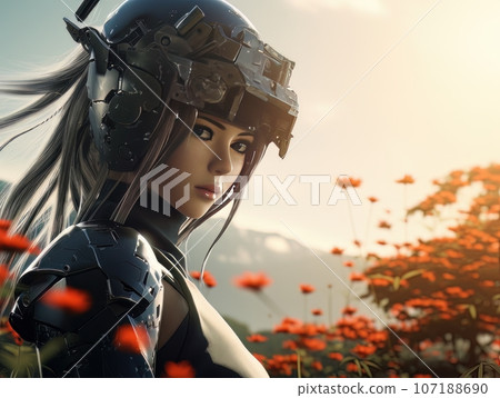 Rite of baptism in water of African Jesus Christ AI Rite of baptism in water of African Jesus Christ AI 107188690