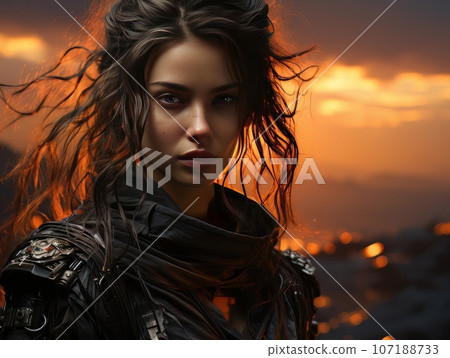 Crucifixion of African Jesus Christ on the cross AI Crucifixion of African Jesus Christ on the cross AI 107188733