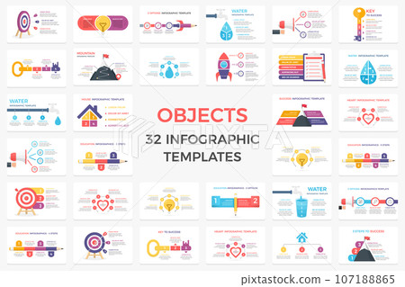 Objects - Business Infographic Templates Objects - Business Infographic Templates 107188865