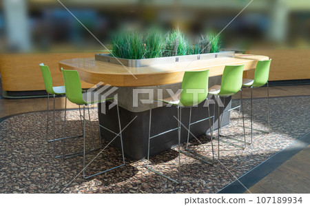 Street Restaurant Table, Empty Cafe Tables, Bar Terrace, Outdoor Restaurants, Outside Trattoria 107189934