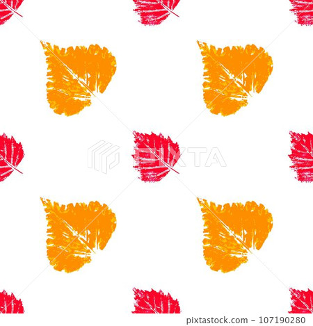Ink messy drops leaves illustration. Print for cloth design, textile, fabric, wallpaper Ink messy drops leaves illustration. Print for cloth design, textile, fabric, wallpaper 107190280