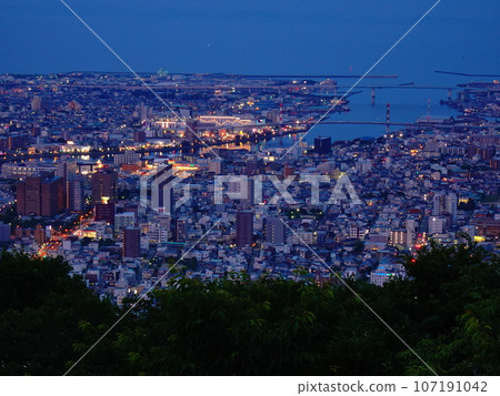 Night view of Tokushima city from the top of Bizan Ropeway Night view of Tokushima city from the top of Bizan Ropeway 107191042