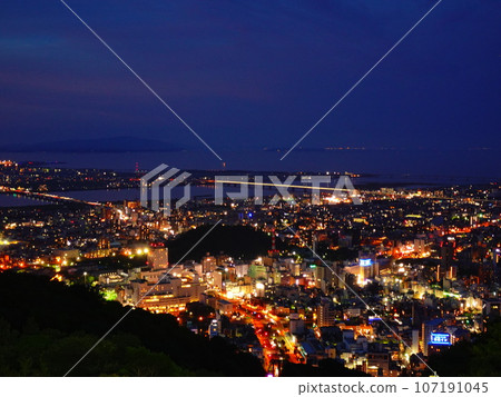 Night view of Tokushima city from the top of Bizan Ropeway Night view of Tokushima city from the top of Bizan Ropeway 107191045