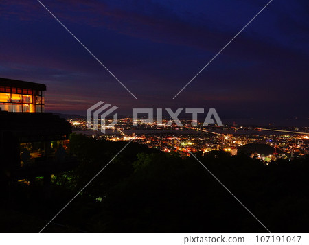 Night view of Tokushima city from the top of Bizan Ropeway Night view of Tokushima city from the top of Bizan Ropeway 107191047