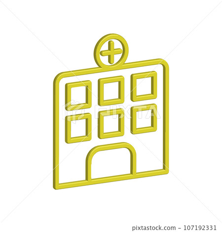 Hospital icon 107192331