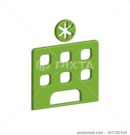Hospital icon 107192334