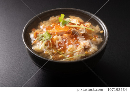 Harako rice with dashi chazuke Harako rice with dashi chazuke 107192384