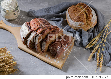 Homemade bread 107193174