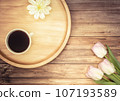 Coffee time tulip 107193589