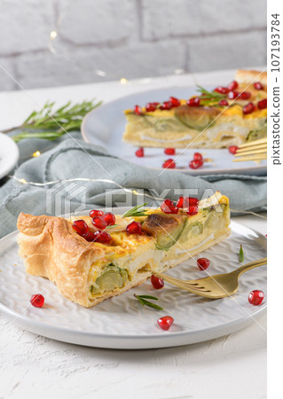 Homemade vegetable quiche Homemade vegetable quiche 107193784