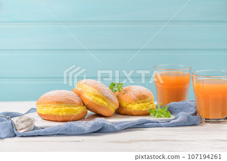 Portuguese fried dough with sugar 107194261