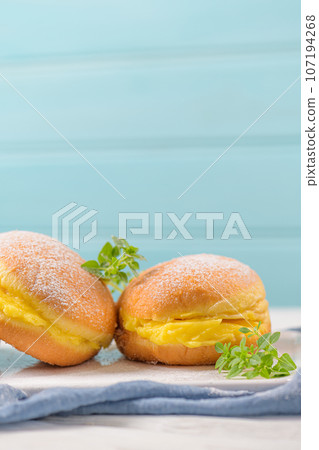 Portuguese fried dough with sugar 107194268