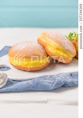 Portuguese fried dough with sugar 107194269
