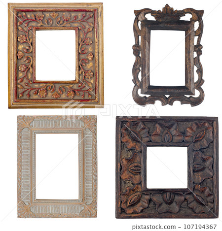 Four antique picture frames 107194367