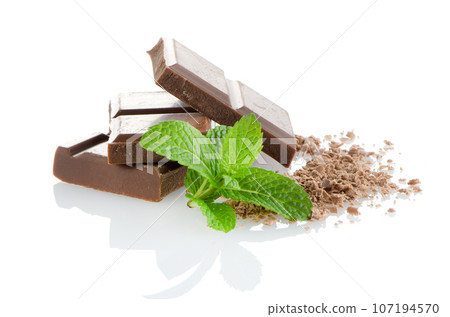 Closeup detail of chocolate parts Closeup detail of chocolate parts 107194570