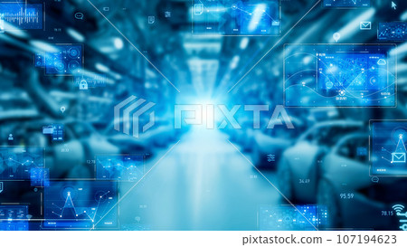 Automobile factory and technology factory automation 107194623