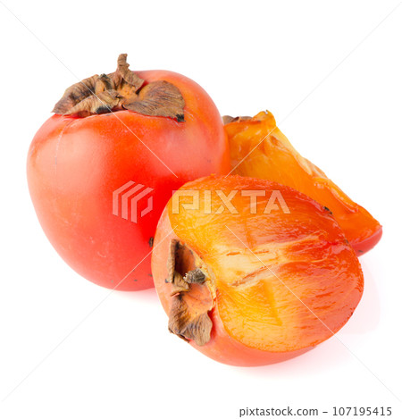 Ripe persimmons Ripe persimmons 107195415