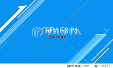 Geometric background with arrows vector material 107196136