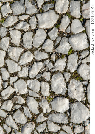 Typical portuguese cobblestone 107196143