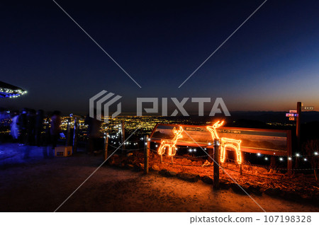 從榛名湖和榛名富士欣賞美麗的夜景 107198328