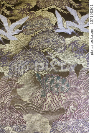 Crane turtle old obi background 2 107198361