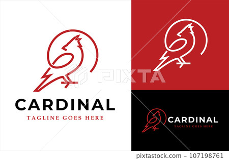 Cardinal Bird Illustration Modern Bird Logo Design Template Vector Symbol Cardinal Bird Illustration Modern Bird Logo Design Template Vector Symbol 107198761