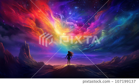 Aurora Nova: Neon Galactic Dance 107199137