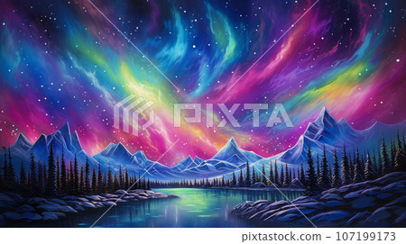 Aurora Nova: Neon Galactic Dance 107199173