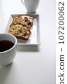 Pound cake and coffee white space 107200062