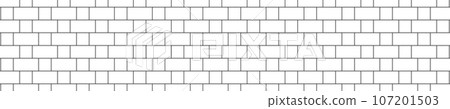 Rectangle and square tiles horizontal background. Brick wall background. Kitchen backsplash. Toilet, shower or bathroom ceramic texture. Pavement layout 107201503