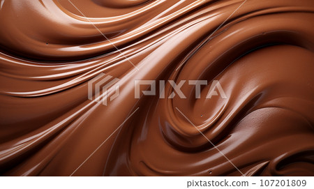 融化的巧克力紋理背景素材AI圖片 107201809