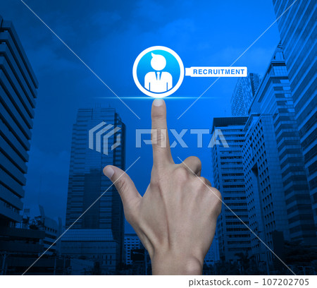 Business recruitment service concept Business recruitment service concept 107202705