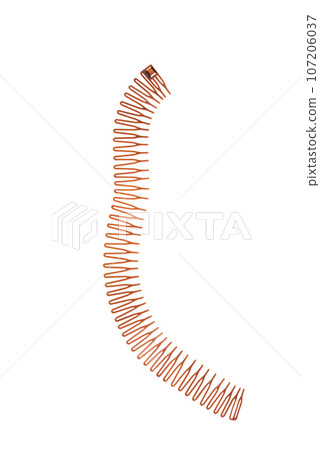 Plastic headband isolated on white background. Flexible comb circle headbands hair hoop band Plastic headband isolated on white background. Flexible comb circle headbands hair hoop band 107206037