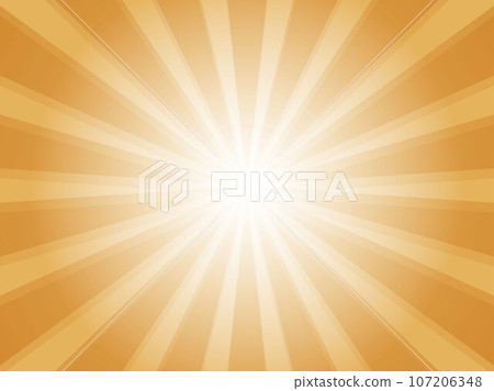 Concentrated line background of blurred and defocused sunbeam image_Orange Concentrated line background of blurred and defocused sunbeam image_Orange 107206348