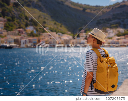 Travel to Greece, Mediterranean islands outside tourist season Travel to Greece, Mediterranean islands outside tourist season 107207675