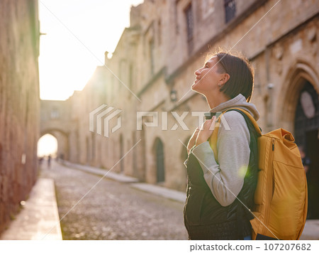 spring or autumn trip to Rhodes island, Greece. 107207682