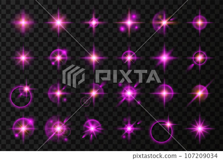 Light effect set. Light effect set. 107209034