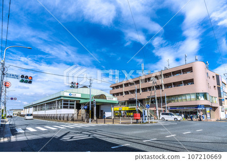 Tokyo cityscape in Japan View of the Espot in front of Kitashin-Yokohama station on the subway Tokyo cityscape in Japan View of the Espot in front of Kitashin-Yokohama station on the subway 107210669