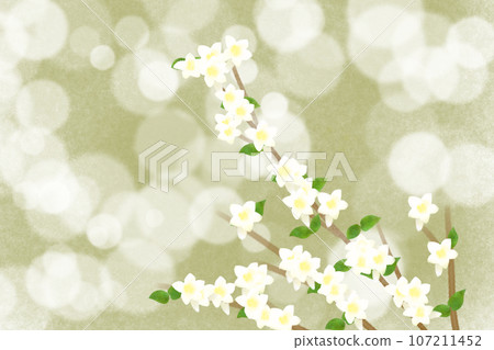 Abelia flower card 5 107211452