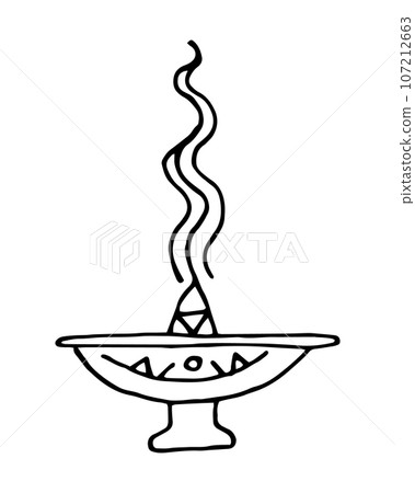 Diyas oil lamp in doodling style.Happy Diwali.Oriental, Indian style decoration. Hand drawn vector illustration Diyas oil lamp in doodling style.Happy Diwali.Oriental, Indian style decoration. Hand drawn vector illustration 107212663