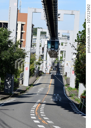 Shonan Monorail near Fukasawa Station 107212902