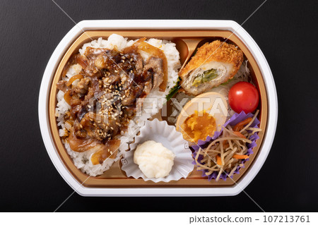 牛肉飯和蘆筍起司排便當 牛肉飯和蘆筍起司排便當 107213761