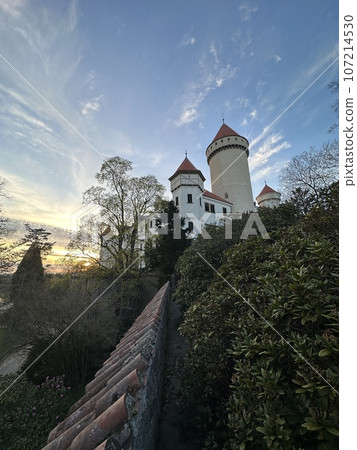 nice czech castle Konopiste near capital city Prague 107214530