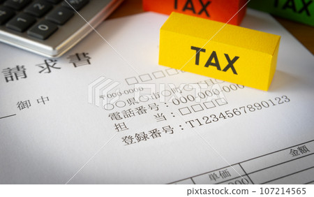 Invoice with registration number Invoice system Invoice with registration number Invoice system 107214565