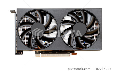 Graphic video card isolated 107215227