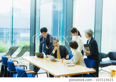 Business scene 107215615