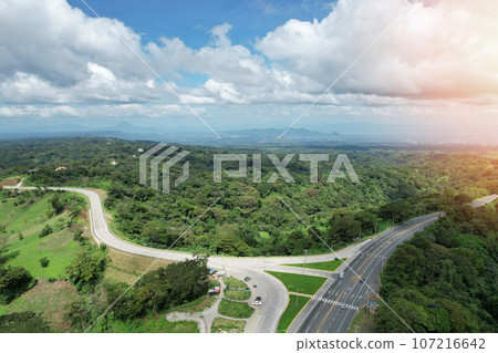 Sunny green Nicaragua landscape Sunny green Nicaragua landscape 107216642