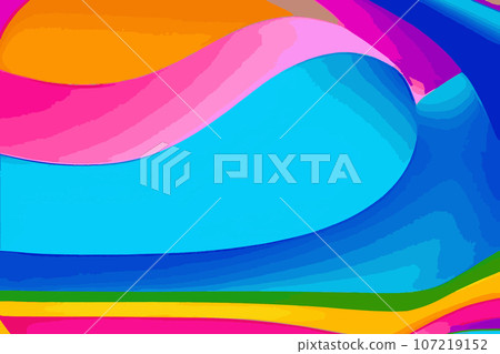 Trendy liquid style shapes abstract design Trendy liquid style shapes abstract design 107219152