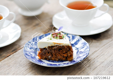 carrot cake, pecan cake or piece of cake carrot cake, pecan cake or piece of cake 107219612